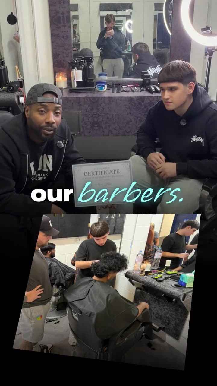 Mihai, graduate of The Quarters Barbering Academy